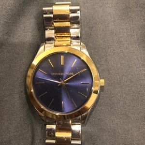 Michael Kors gold and silver watch